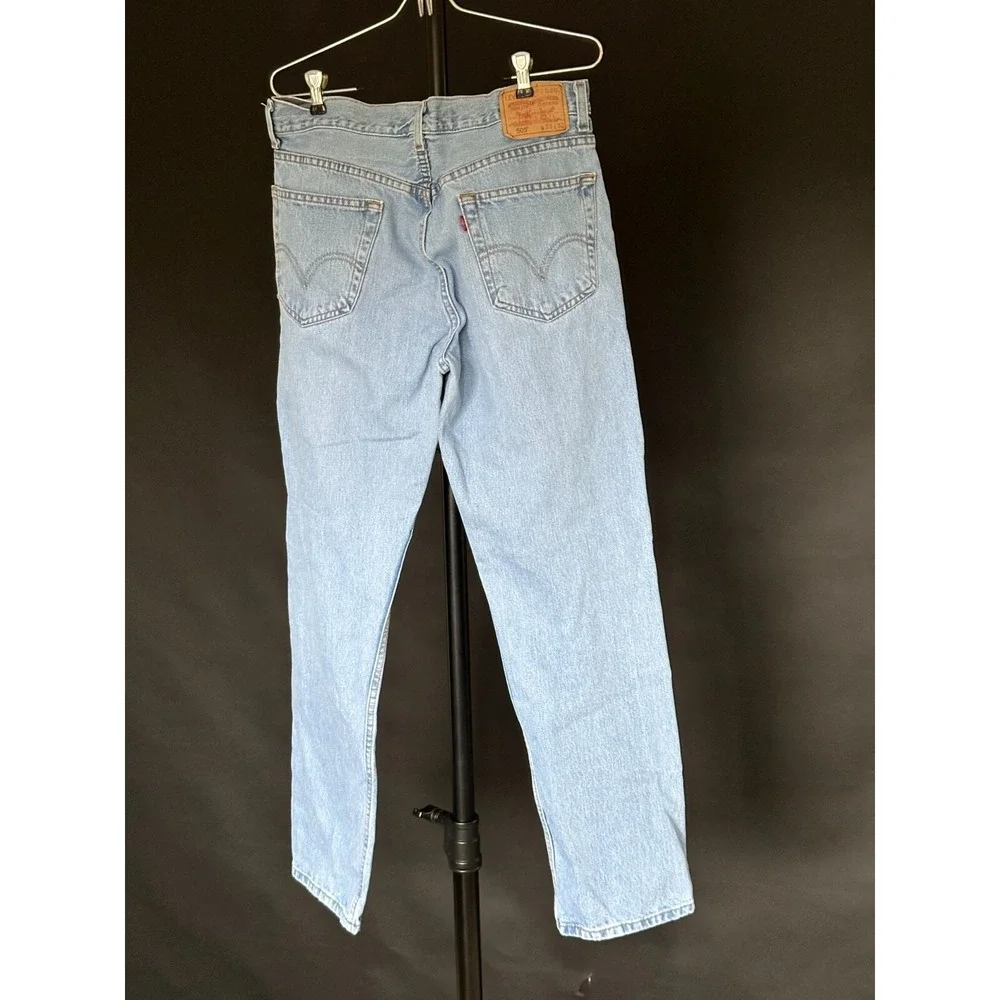 2006 Levi's 505 Jeans Mens Blue Light Wash Relaxed Fit Red Tab 33X32‎